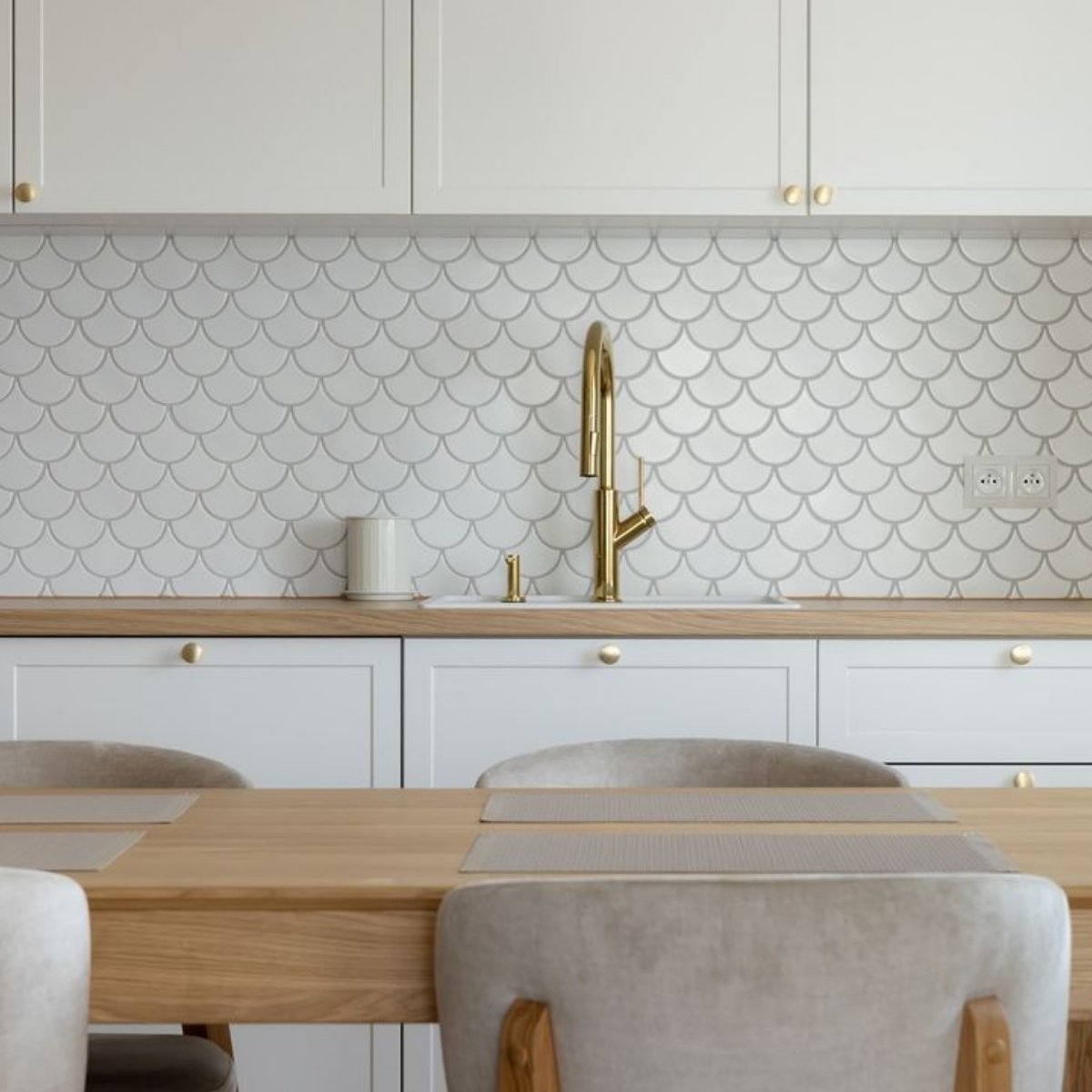 Wnętrze Agnieszki Nabakowskiej z mozaikami Raw Decor